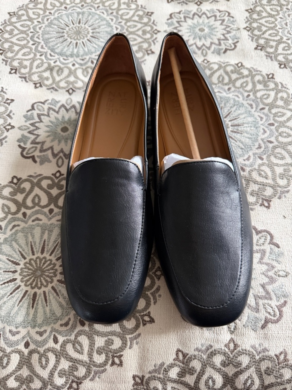 Naturalizer Dahlia Black Slip-On Loafers